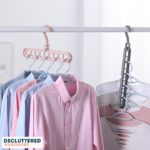Decluttered Wardrobe - 9-in-1 Closet Hanger