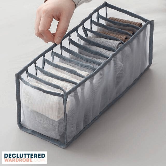 The Underwear Organizer | Decluttered Wardrobe